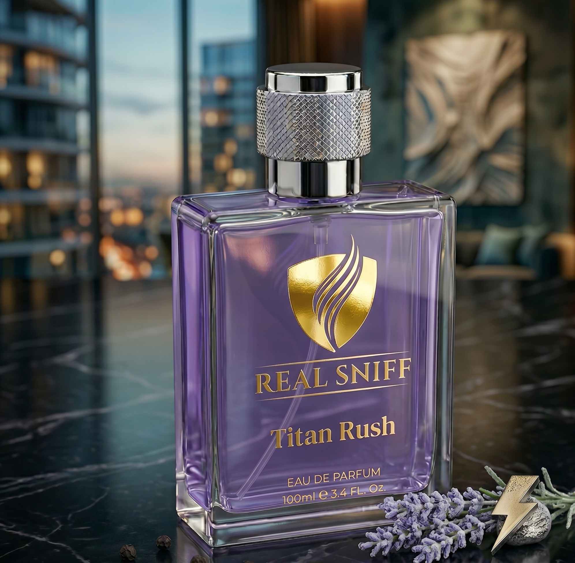 RealSniff Aqua Storm Perfume Bottle